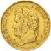 FRANCE, Louis-Philippe, 40 Francs, 1834, Paris, KM #747.1, EF(40-45), Gold,...