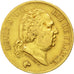 FRANCE, Louis XVIII, 40 Francs, 1818, Lille, KM #713.6, EF(40-45), Gold,...