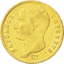 Francia, Napoléon I, 20 Francs, 1807, Paris, BB, Oro, KM:A687.1, Gadoury:1023a