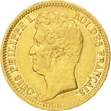 FRANCE, Louis-Philippe, 20 Francs, 1831, Paris, KM #746.1, EF(40-45), Gold,...