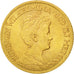 NETHERLANDS, 10 Gulden, 1912, KM #149, AU(55-58), Gold, 22.5, 6.71
