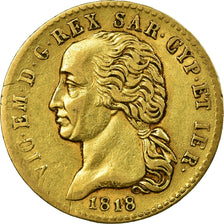 Coin, ITALIAN STATES, SARDINIA, Vittorio Emanuele I, 20 Lire, 1818, Torino