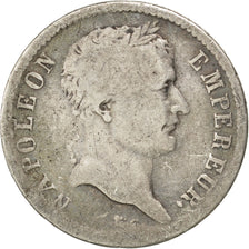 FRANCE, Napoléon I, Franc, 1808, Paris, KM #682.1, VG(8-10), Silver, Gadoury #..