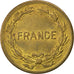 Monnaie, France, France Libre, 2 Francs, 1944, Philadelphie, SUP, Laiton