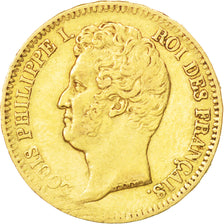 FRANCE, Louis-Philippe, 20 Francs, 1831, Paris, KM #746.1, EF(40-45), Gold,...