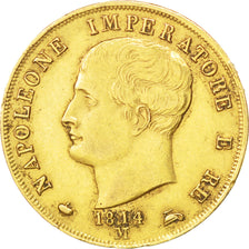 Coin, ITALIAN STATES, KINGDOM OF NAPOLEON, Napoleon I, 40 Lire, 1814, Milan