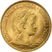 Coin, Netherlands, Wilhelmina I, 10 Gulden, 1917, AU(55-58), Gold, KM:149