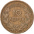 Moneda, Grecia, George I, 10 Lepta, 1870, Strassburg, BC+, Cobre, KM:43