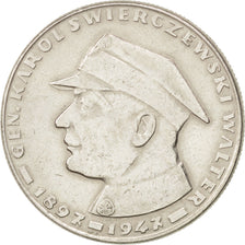 POLAND, 10 Zlotych, 1967, Warsaw, KM #58, EF(40-45), Copper-Nickel, 28, 9.62