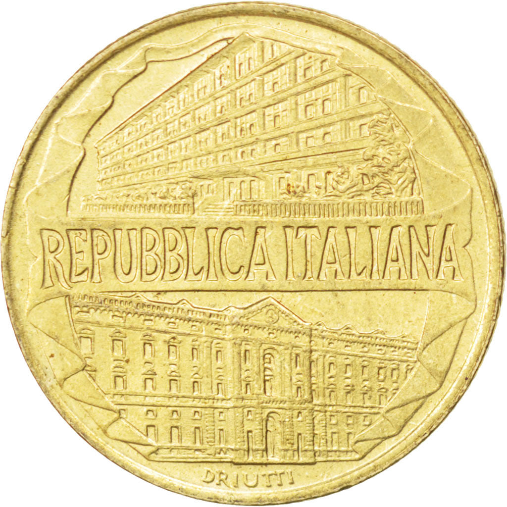ITALY, 200 Lire, 1996, Rome, KM #184, AU(55-58), Aluminum-Bronze, 24, 4.93