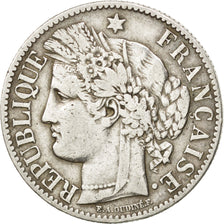 FRANCE, Cérès, 2 Francs, 1887, Paris, KM #817.1, EF(40-45), Silver, 27, Gadoury