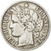 FRANCE, Cérès, 2 Francs, 1887, Paris, KM #817.1, EF(40-45), Silver, 27, Gadoury