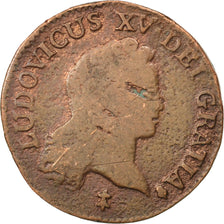 FRANCE, Demi sol au buste enfantin, 1/2 Sol, 1720, Reims, KM #451.8, F(12-15),..