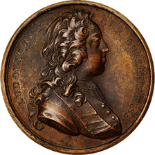 France, Médaille, Louis XV, Le Pont de Compiègne, History, 1730, Duvivier