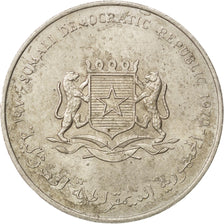 SOMALIA, 5 Shillings, 1970, KM #15, AU(55-58), Copper-Nickel, 38, 28.09