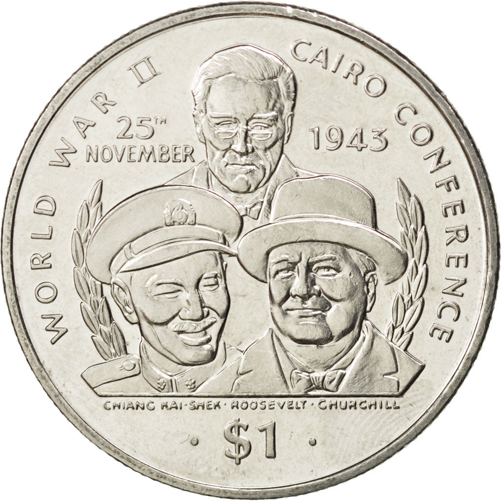 LIBERIA, Dollar, 1995, KM #164, AU(55-58), Copper-Nickel, 28.63