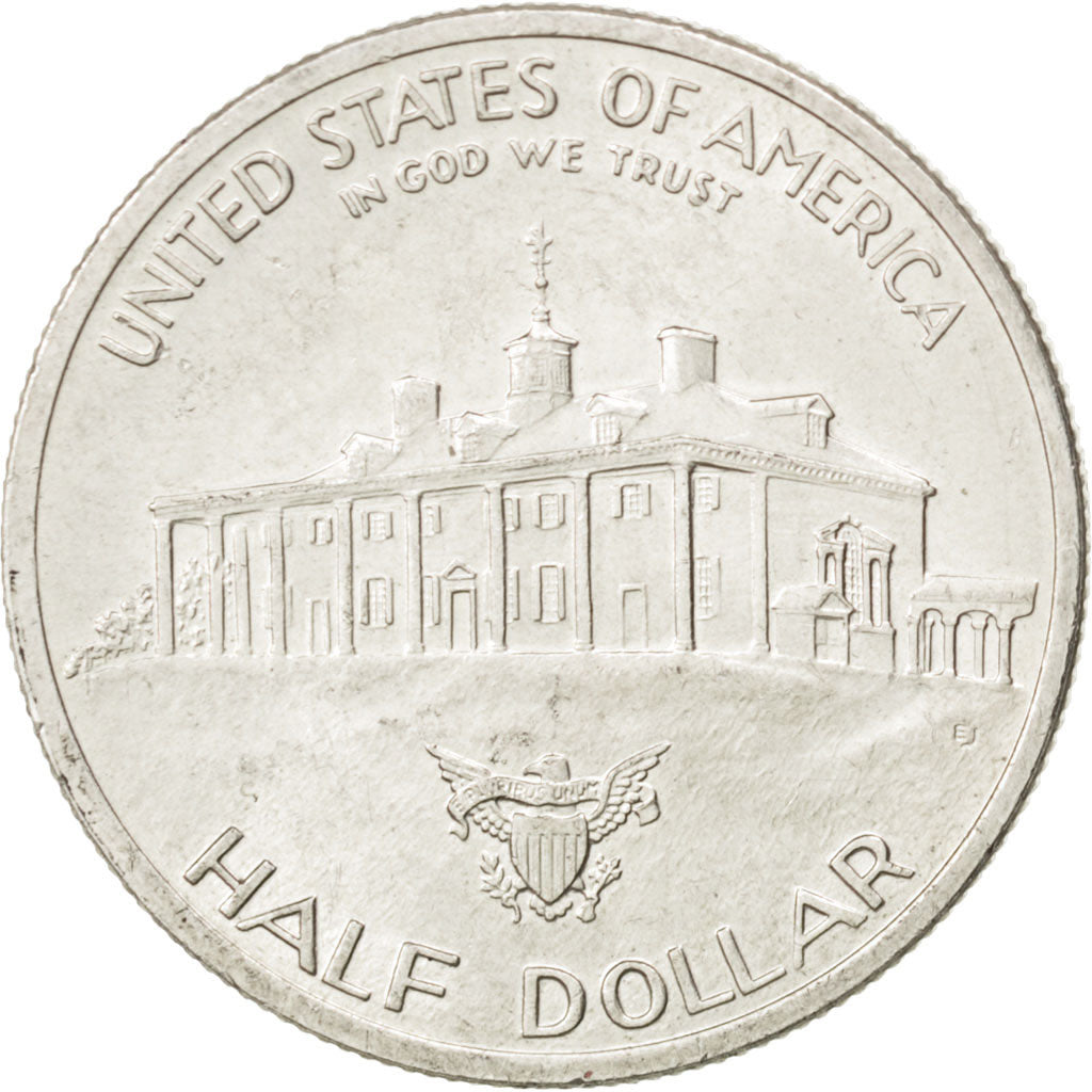 UNITED STATES, Half Dollar, 1982, U.S. Mint, KM #208, AU(55-58), Silver, 30.6,..