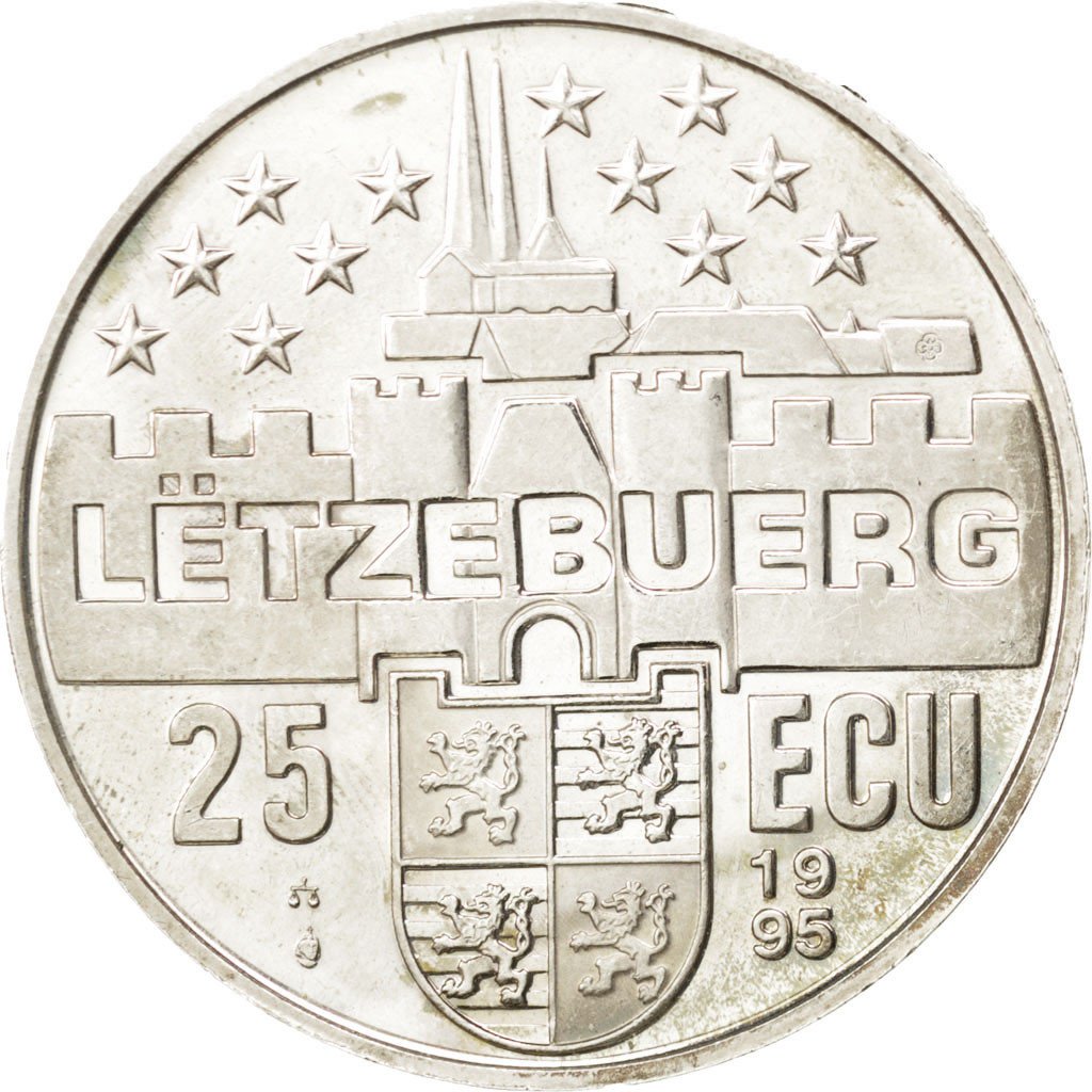 Luxembourg, Jean, 25 Ecu Luxembourg 1995