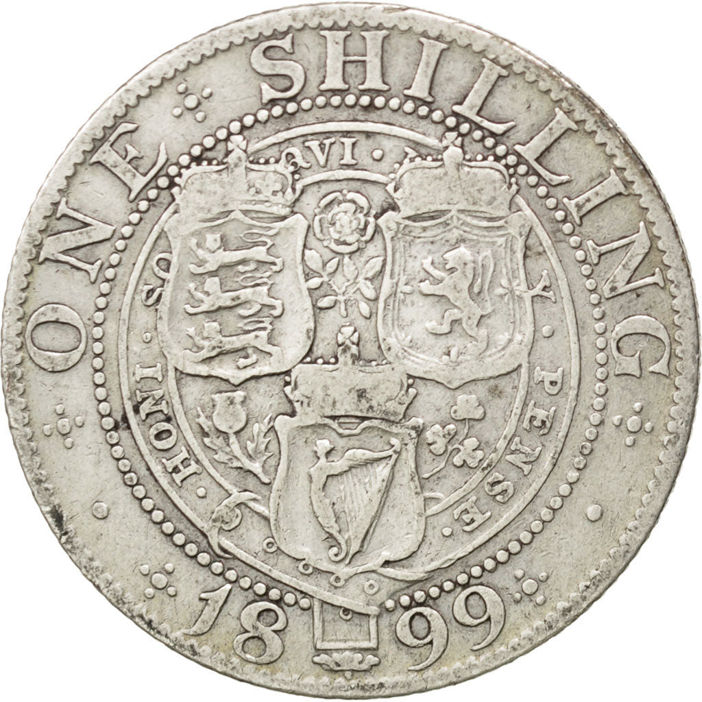 Grande Bretagne, Victoria, 1 Shilling 1899, KM 780