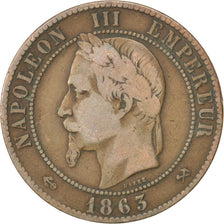 Monnaie, France, Napoleon III, Napoléon III, 10 Centimes, 1863, Bordeaux, TB+