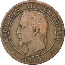 Coin, France, Napoleon III, Napoléon III, 10 Centimes, 1863, Bordeaux
