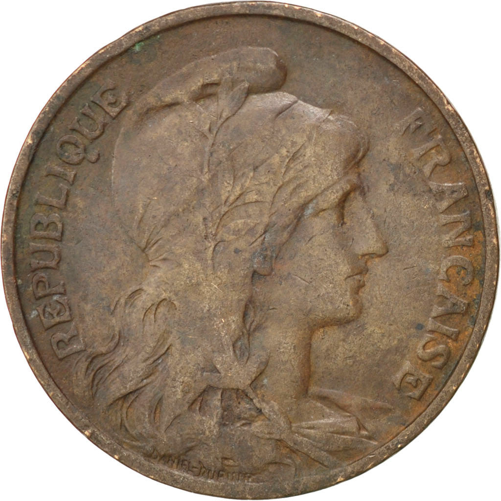 Coin, France, Dupuis, 10 Centimes, 1901, VF(20-25), Bronze, KM:843