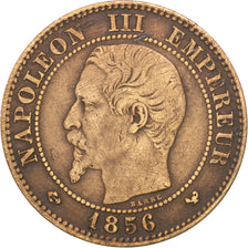 Coin, France, Napoleon III, Napoléon III, 2 Centimes, 1856, Lille, VF(30-35)
