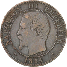 Monnaie, France, Napoleon III, Napoléon III, 2 Centimes, 1854, Strasbourg, TTB