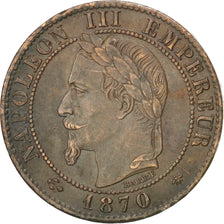 Coin, France, Napoleon III, Napoléon III, Centime, 1870, Paris, EF(40-45)
