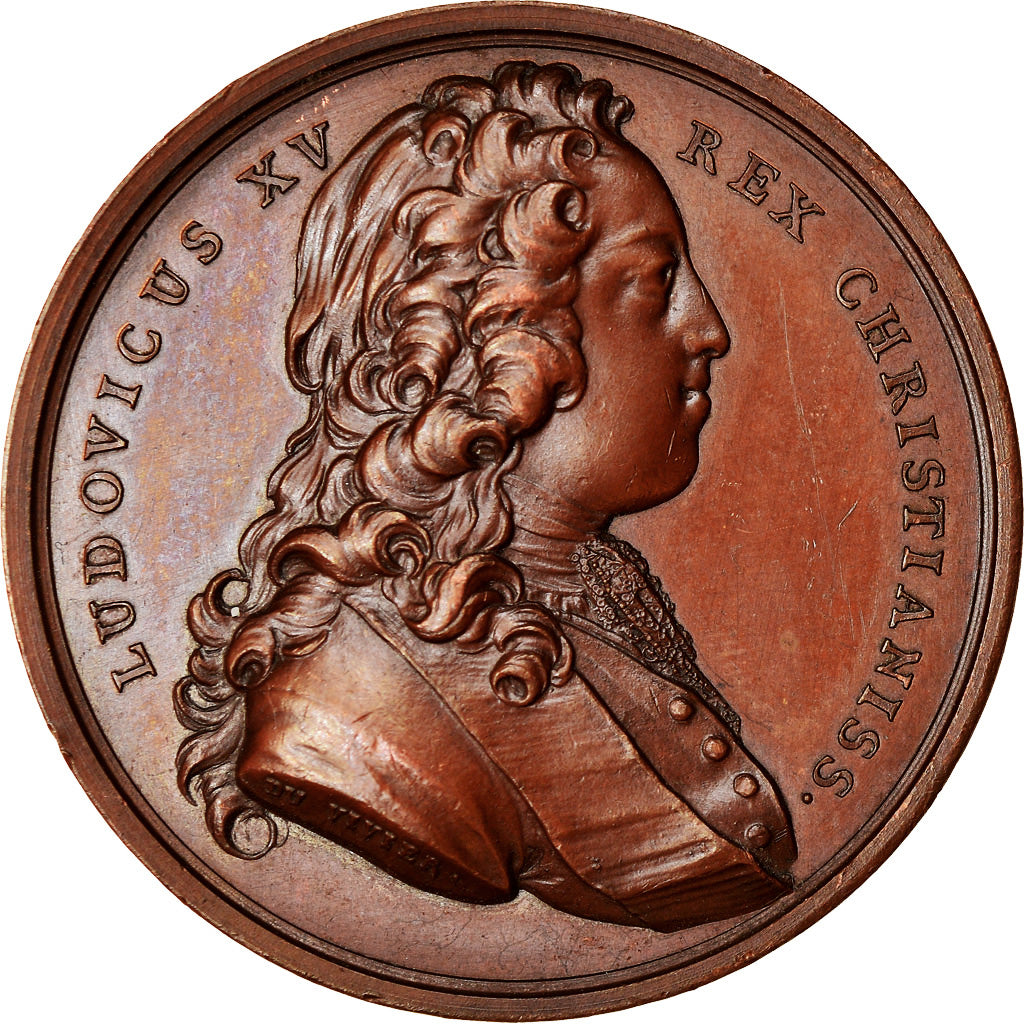 France, Médaille, Mariage de Louis XV et Marie Leszczynska, History, 1725