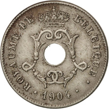 Coin, Belgium, 10 Centimes, 1904, EF(40-45), Copper-nickel, KM:52