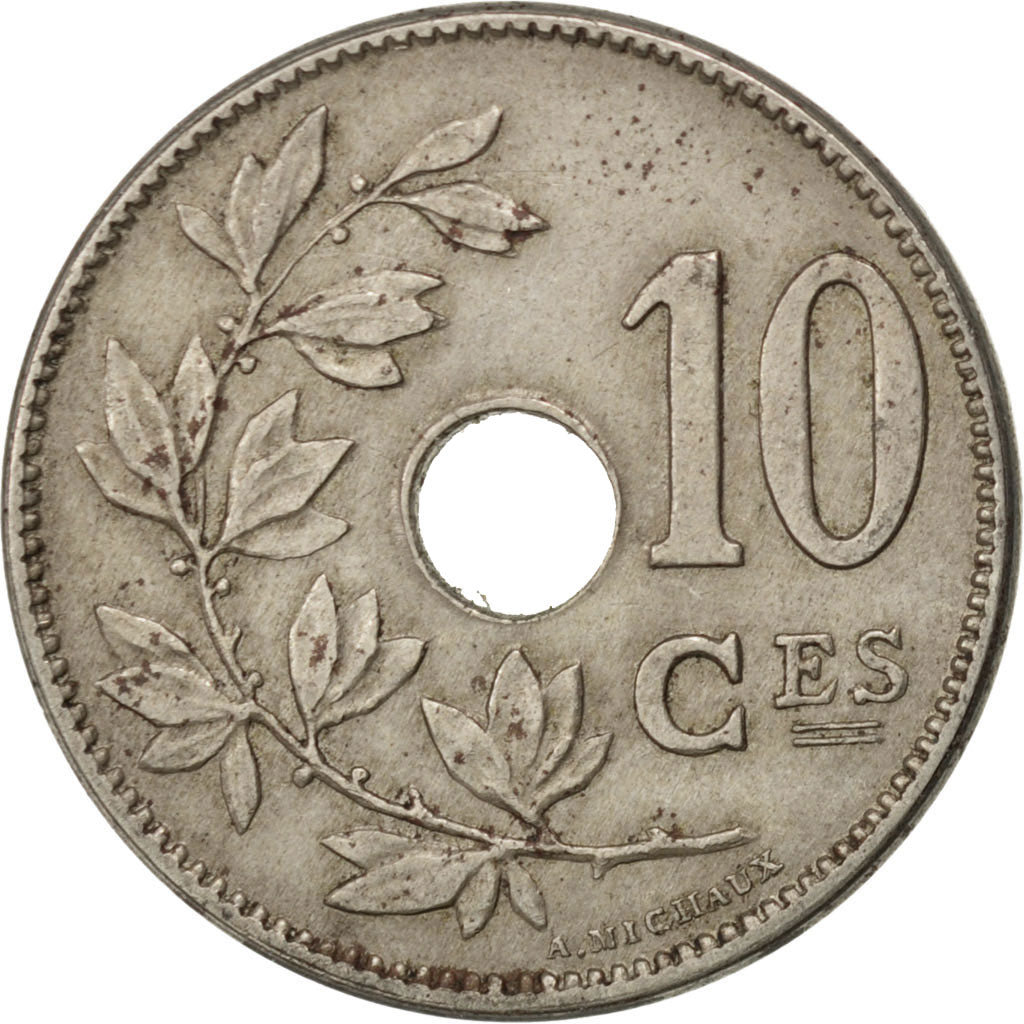 Coin, Belgium, 10 Centimes, 1904, EF(40-45), Copper-nickel, KM:52