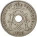 BELGIUM, 25 Centimes, 1913, KM #68.1, EF(40-45), Copper-Nickel, 26, 6.40