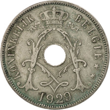 Coin, Belgium, 25 Centimes, 1929, EF(40-45), Copper-nickel, KM:69