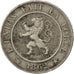 BELGIUM, 10 Centimes, 1862, KM #22, EF(40-45), Copper-Nickel, 21.4, 4.42