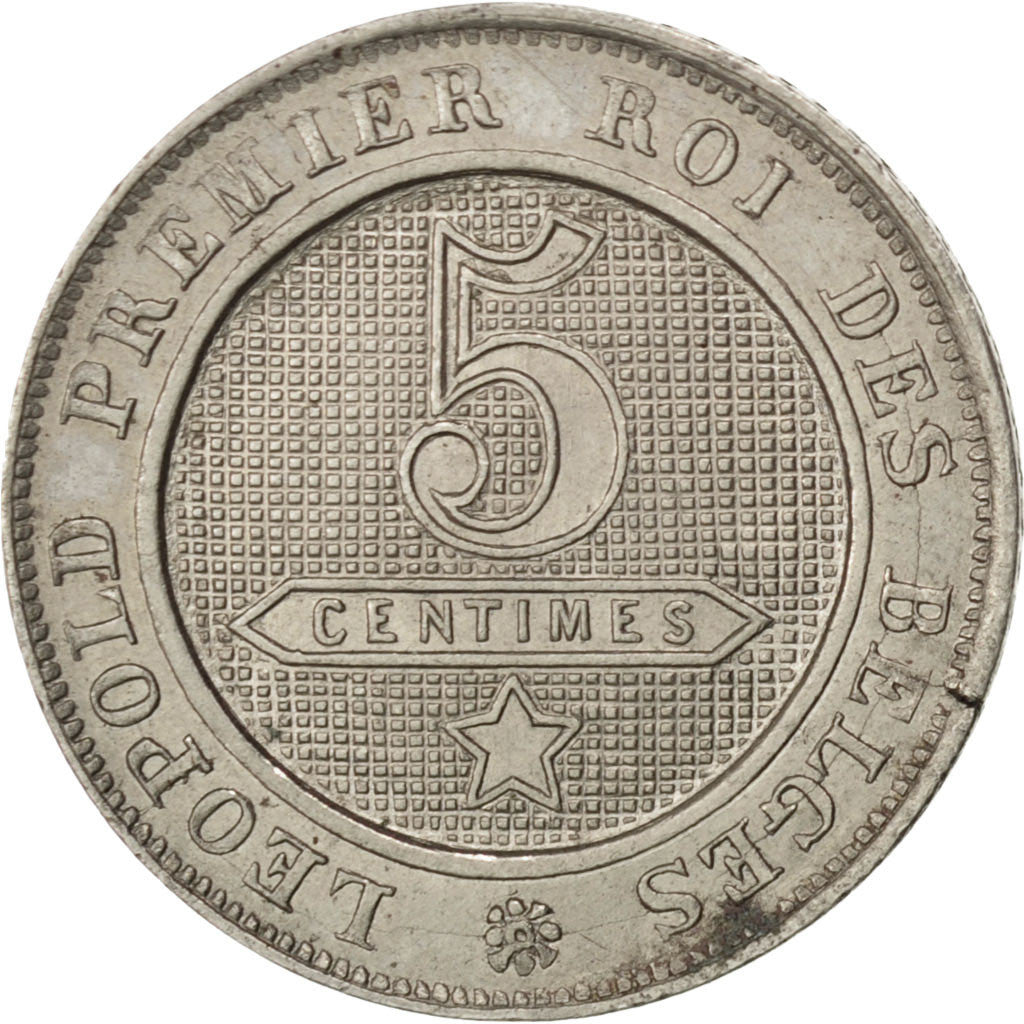 Monnaie, Belgique, Leopold I, 5 Centimes, 1861, TTB+, Copper-nickel, KM:21
