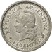 ARGENTINA, Peso, 1959, KM #57, AU(50-53), Nickel Clad Steel, 25.5, 6.49