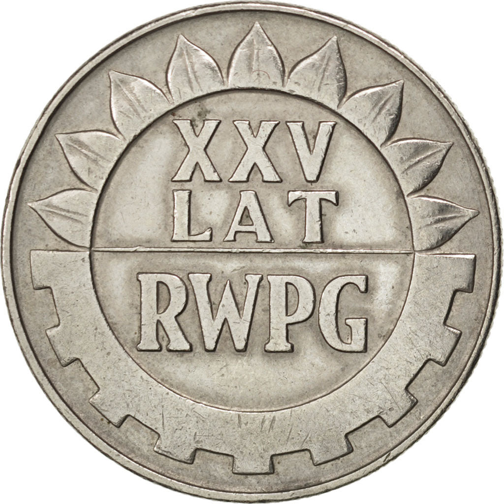 Coin, Poland, 20 Zlotych, 1974, EF(40-45), Copper-nickel, KM:70