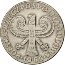 Pologne, République, 10 Zlotych 1965, KM Y55