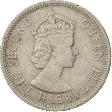 SEYCHELLES, Rupee, 1974, KM #13, EF(40-45), Copper-Nickel, 30, 11.83