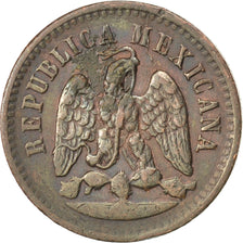 Moneda, México, Centavo, 1891, Mexico City, MBC, Cobre, KM:391.6