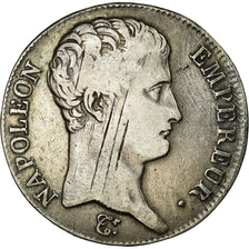 Moneta, Francia, Napoléon I, 5 Francs, 1804, Toulouse, MB, Argento, KM:662.10
