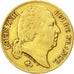 FRANCE, Louis XVIII, 20 Francs, 1817, Paris, KM #712.1, VF(30-35), Gold,...