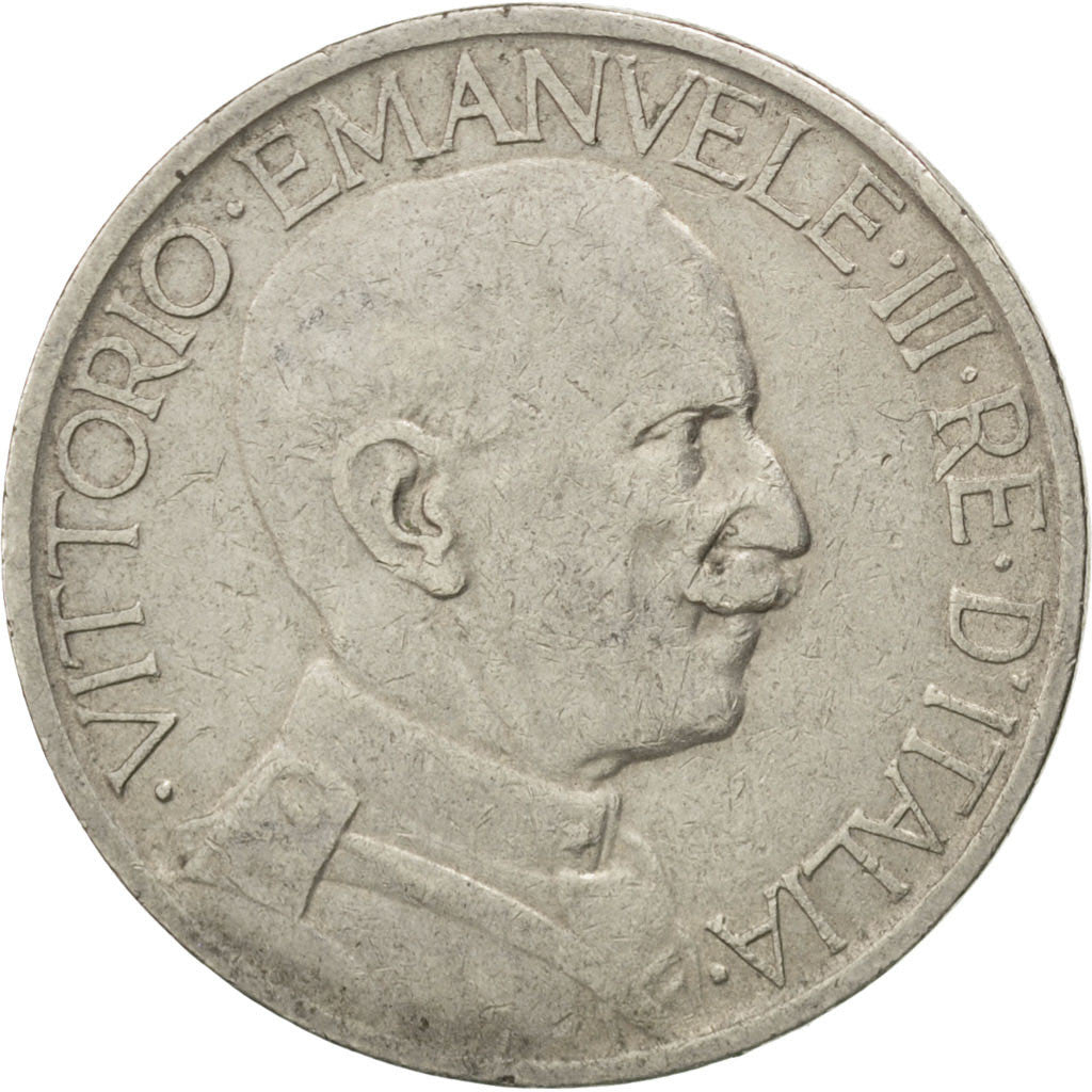 ITALY, 2 Lire, 1924, Rome, KM #63, EF(40-45), Nickel, 29.1, 9.89