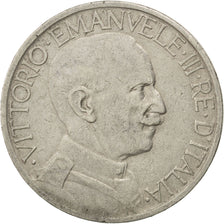 ITALY, 2 Lire, 1924, Rome, KM #63, EF(40-45), Nickel, 29.1, 9.89