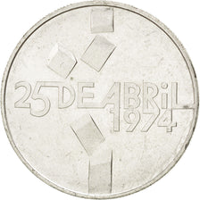 PORTUGAL, 100 Escudos, 1976, Lisbon, KM #603, AU(55-58), Silver, 32, 15.03