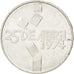 PORTUGAL, 100 Escudos, 1976, Lisbon, KM #603, AU(55-58), Silver, 32, 15.03