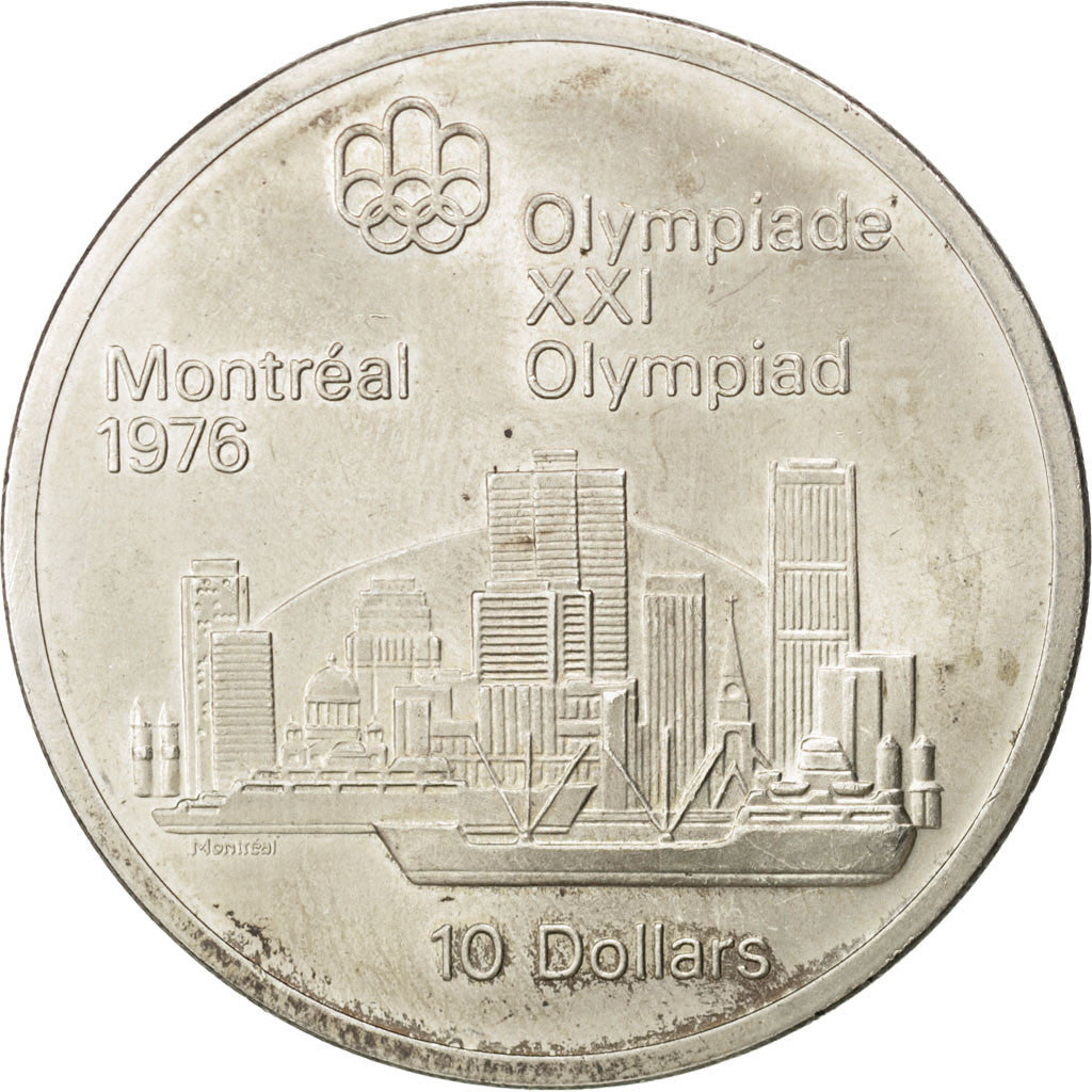 Coin, Canada, Elizabeth II, 10 Dollars, 1973, Ottawa, AU(55-58), Silver, KM:87