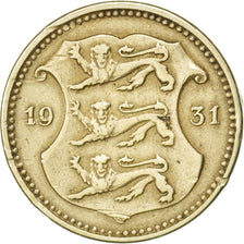 ESTONIA, 10 Senti, 1931, KM #12, EF(40-45), Nickel-Bronze, 18, 2.45