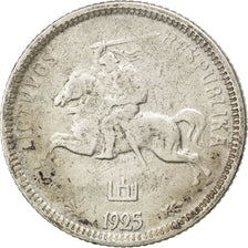 Lituania, Litas, 1925, BB, Argento, KM:76
